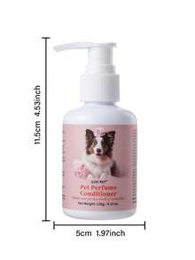 奢华宠物香氛护毛素 – 持久花香清新配方，适用于犬猫，轻松梳理并滋养毛发，令其丝滑亮泽，72小时持久留香，高级宠物护理必备品 - 粉色 - 查看 5