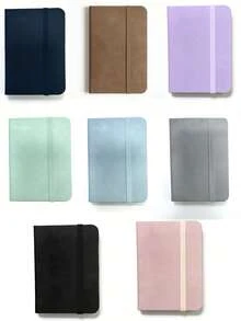 2/150 Pcs Mini Portable A7 Notebook/Pocket Notebook, Leather Cover, Thickened Inner Pages, Waterproof And Wear-Resistant, Bandage-Patterned Design, Protects Privacy, Simple Notebook, Portable Notebook, Journal, Simple Notepad, Vocabulary Notebook, Office Notebook, Birthday/Christmas/Halloween/Thanksgiving Gift, Prize And Reward Gift, Office Supplies (Bandage-Patterned Color Random). - Multicolor - View 12