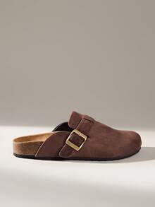 Solecia 女士休闲百搭通勤平底鞋 - 咖啡棕 - 查看 1