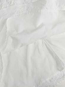 Girlism Teen Girls White Jacquard Halter Bow Elegant Dress - White - View 6