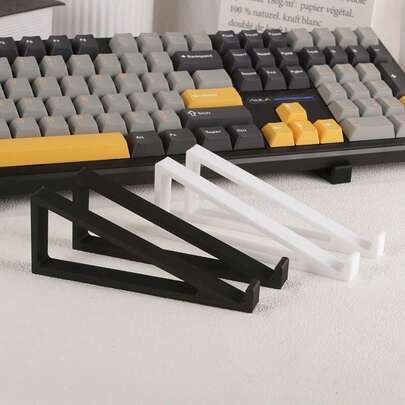 1 par, soporte de elevación para teclado para aumentar el ángulo del teclado. talla grande cómodo para escribir, soporte ajustable universal de 20° de inclinación, adecuado para equipos musicales - compatible con Roland, Arturia, Korg, Novation, Teen Engineering EP-133 KO II, etc. - Diseño antideslizante, estabilidad mejorada