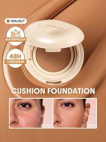 SHEGLAM Lock & Go Long-Lasting 氣墊粉餅-Walnut 品牌 美容 化妝 化妝品 適合女性與女孩 完美搭配夏季春季 Y2K 時尚 流行 生日 母親節禮物 假期 派對準備就緒 最佳顏色 - Walnut - 查看 1