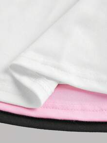 Girlism Kids 3pcs/Set Casual Fitted Camisole Tank Top,Suitable For Spring,Summer,Autumn And Winter Tops Girls Tanks Multipack Cami Teen 3 Pack - Pink - View 7