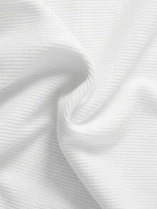 SHEIN 少女优雅派对花卉装饰单肩连衣裙 - 白色 - 查看 9