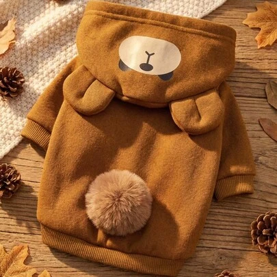 PETSIN 1pc Animal-Themed Cosplay Hooded Sweatshirt Suitable For Dogs And Cats To Wear Outdoors.