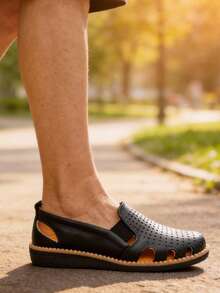 Moccasins And For Walking Moccasins - 黑色 - 查看 3