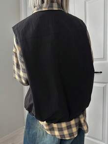 FRIFUL Women's Casual Loose Fit Lightweight Jacket With Large Pockets, Versatile For Spring And Summer - Black - View 2