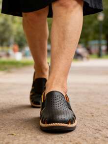 Moccasins And For Walking Moccasins - 黑色 - 查看 2