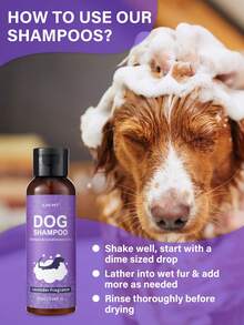 2-In-1 Lavender Dog Shampoo & Conditioner – Deep Cleans & Detangles, Leaves Coat Soft & Shiny With Calming Long-Lasting Scent - 100ml - View 6