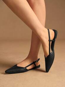 Rosivie Women's Round Toe Black Bowknot Flats, Elegant Casual French Mary Jane Breathable Woven Hollow Out Strap Retro Casual Outdoor Shoes - Black - View 5