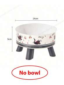 1pc Elevated Pet Bowl, Stainless Steel,Dog/Cat Food & Water Bowl, Neck-Friendly Design - 350ml - View 8