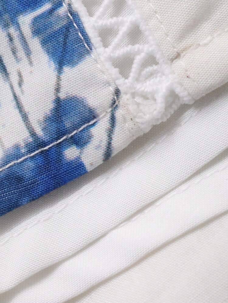 Women's Elegant Floral Ruffle Sleeve Midi Dress, Spring/Summer Wedding Guest Dress Sundress