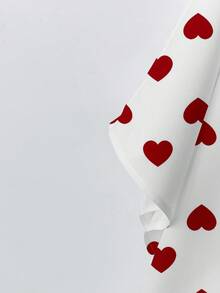 EMERY ROSE 大码女式休闲印花圆领宽松七分袖衬衫/情人节 - 彩色 - 查看 5