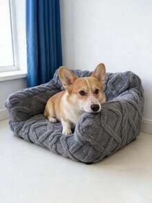 四季通用宠物沙发，猫狗宠物床，可拆卸可水洗，多功能热门新品 - 灰色 - 查看 2