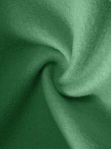 Manfinity Hypemode 宽松男士保暖内衬撞色领高领卫衣，长袖上衣 - 薄荷綠 - 查看 7