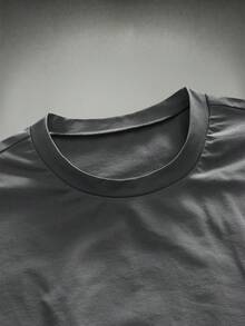 HIMLAND Men's Casual Commute College Street Slogan Cross Print Tank Top - Grey - View 5