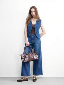 CUCCOO BIZCHIC Women's Buckle Design Casual Versatile Flat Shoes - Brown - View 10