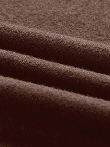 Attitoon Casual Minimalist Versatile Women Round Neck Bodycon Mini Dress, Suitable For Summer - Brown - View 7