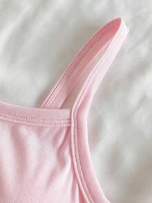 Tween Girl Simple Solid Color Bralette Bralettes For Girls Crop Tops Cute - Multicolor - View 3