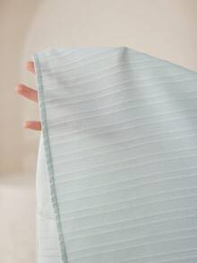 Solavon 女士优雅通勤纯色灯笼袖长连衣裙 - 灰綠 - 查看 10