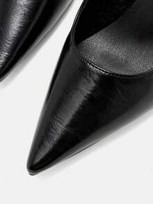 CUCCOO CURVES 女士时尚简约尖头酒杯跟通勤鞋