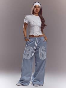 MUSERA Women Sweatpants - Blue - View 1