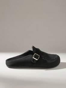 Solecia Women Flats - Black - View 2