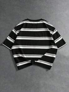 PAVTROS Men's Round Neck Short Sleeve Casual Summer Versatile T-Shirt - Multicolor - View 7