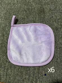 1/3/6/12/50pcs Makeup Remover Pads, Edged Design, Reusable, Soft & Moisturizing Cleansing Wipes - Multicolor - View 12