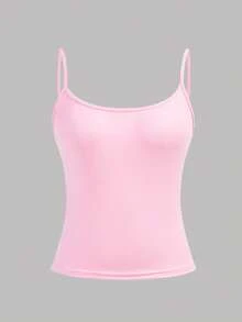 Girlism Kids 3pcs/Set Casual Fitted Camisole Tank Top,Suitable For Spring,Summer,Autumn And Winter Tops Girls Tanks Multipack Cami Teen 3 Pack - Pink - View 4