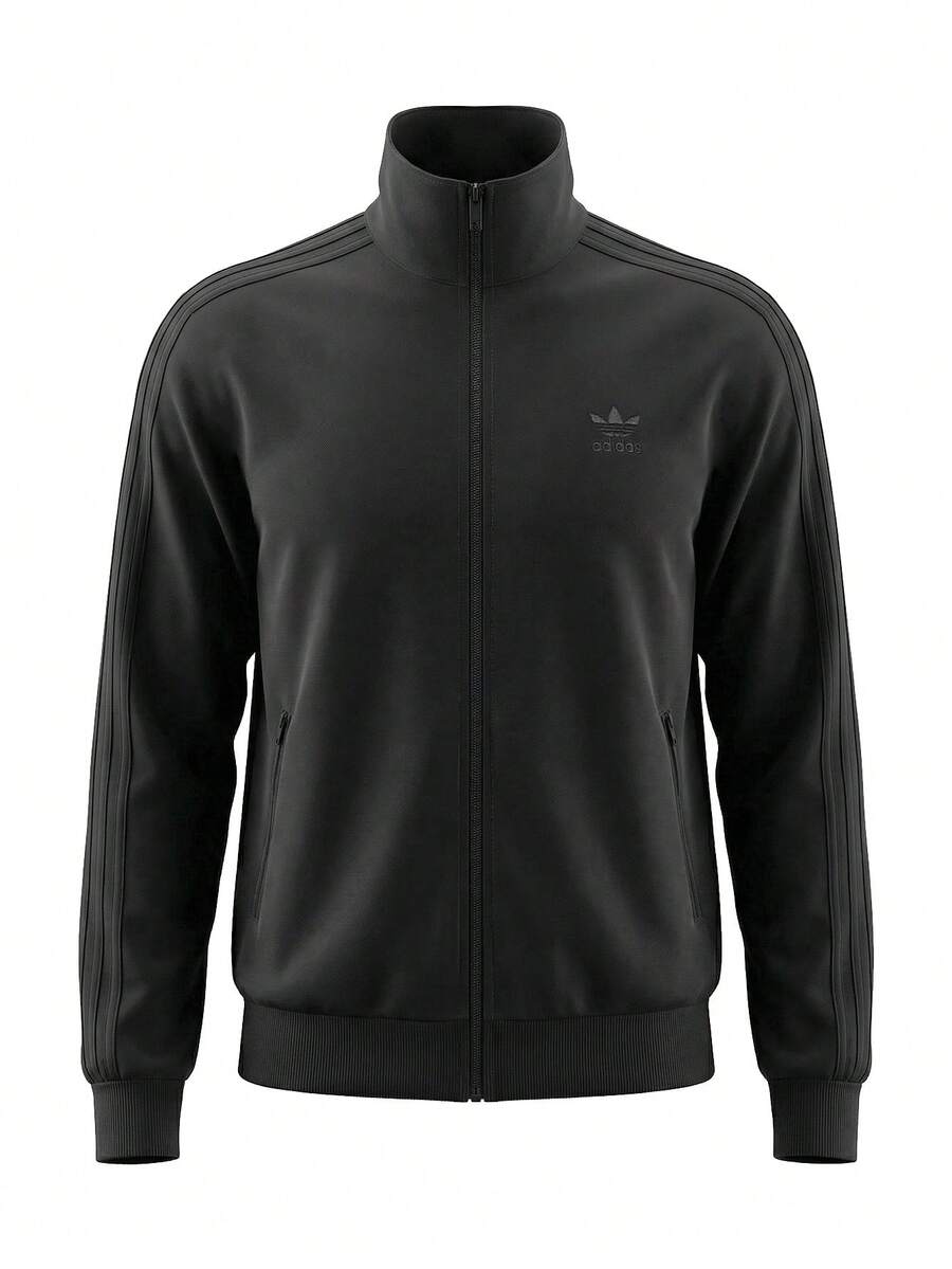 Adidas Adicolor Classics Firebird Men's Full Zip Track Top Black - 黑色 - 查看 1