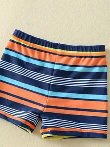 SHEIN Bubblio 2 st babypojke/flicka sommar casual semester långärmad baddräkt och badbyxor, lämplig för stranden, varma källor, simbassäng - Multifärgad - Visa 7