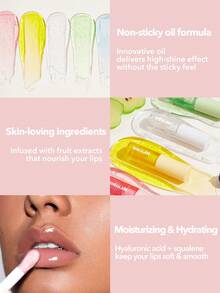 Aceite Hidratante Para Labios Jelly Wow-Loco For Coco Brillo Labial Transparente Hidratante Cuidado De Labios Voluminizador Y No Pegajoso Acabado Brillante Extracto De Coco Nutritivo CosméTicos LíQuidos Para Labios Brillo Labial De Invierno Para Navidad Y Lip Combo Marca Belleza Maquillaje Maquullaje CosméTica Para Mujeres NiñAs Perfecto Para Invierno Primavera Verano Ideal Para Y2K Elegante Moda Adecuado Para CumpleañOs DíA De La Madre Regalo Fiesta Listo Mejor Color - Loco for Coco - Ver 7