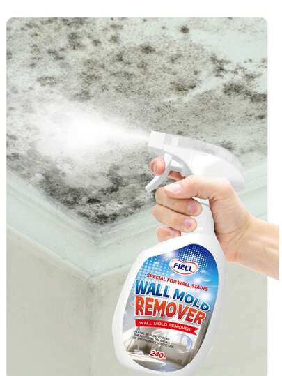 1瓶240毫升墙面除霉剂，预防并去除霉斑和霉点，清洁白色墙面，去除壁纸上的霉斑和霉渍，适用于墙面、瓷砖缝隙、水槽、马桶和浴室。馈赠亲友的佳品。
