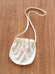 SHEIN Vintaside Kids 女童网纱吊带钩针草莓装饰连衣裙，搭配可爱圆形草莓包，休闲夏季度假户外运动可爱连衣裙 - 白色 - 查看 8