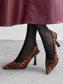 CUCCOO BIZCHIC 女士尖头时尚高跟鞋 春季鞋 春假复活节 - 鏽棕色 - 查看 5