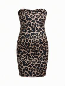 Modmama Váy ống bầu họa tiết da báo và màu trơn - Nhiều màu - Xem 10