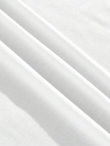 Manfinity Joysei 男士洛杉矶23号字母印花撞色T恤和短裤套装 - 黑色 - 查看 5