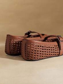 Rosivie 女士平底鞋 - 棕色 - 查看 4