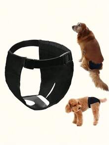 1条透气一次性卫生内裤，带可替换纸巾 - 黑色 - 查看 1