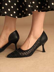 Rosivie Sapatos de Salto Femininos - Preto - Visão 3