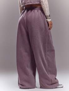 MUSERA Joggers de tiro bajo y tobillo con lazo, conjunto de Bottom, primavera-verano, lindo, sexy, ropa de calle, salida nocturna, ballet, informal - Gris Claro - Ver 4