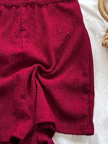 Soleia Bộ jumpsuit nữ WYWH dệt kim kẻ sọc, cổ chữ V khoét sâu, hở lưng, thích hợp cho tiệc tùng, hẹn hò, ngày Valentine, lễ Phục sinh, lễ hội hóa trang, tiệc trà chiều, đi biển, du thuyền, kỳ nghỉ thành phố, hoặc mặc nhiều lớp vào mùa thu/đông. - Màu Đỏ Sâu - Xem 7