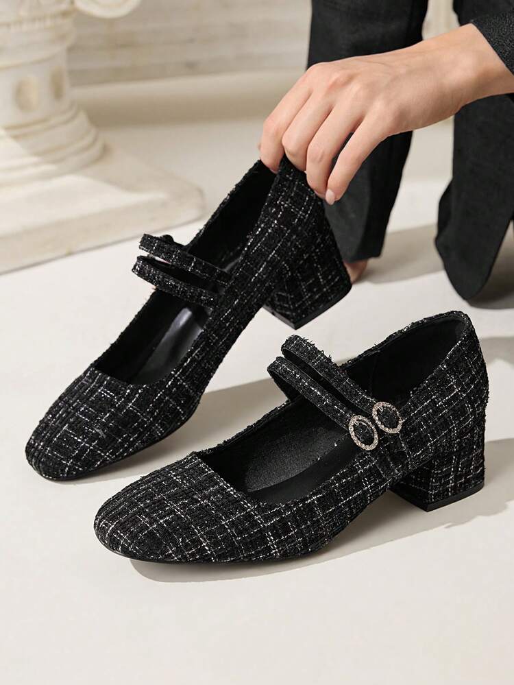 CUCCOO CHICEST Women's Elegant Commuter Buckle Pumps Valentine's Day