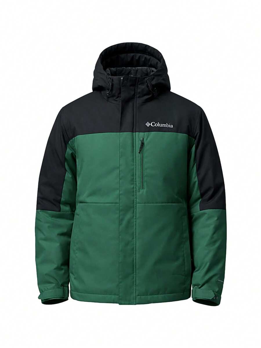 Columbia Men's Waterproof Hooded Jacket Green - Green - View 1