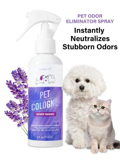 Premium Lavender Pet Odor Eliminator Spray - Professional Formula Neutralizes & Freshens, Natural Deodorizer For Dogs, Cats, Home, Bedding & Litter Box