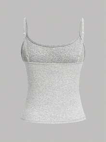 Girlism 3件套休闲修身吊带背心，适合春、夏、秋、冬四季穿着。 - 白色 - 查看 8