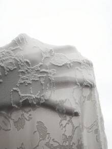 MaterniChic 孕妇露肩修身优雅连衣裙 - 杏色 - 查看 5