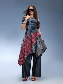 CUCCOO GRLICON Giày sandal cao gót mũi nhọn kiểu punk cá tính, thiết kế đinh tán kim loại, hàng mới về mùa hè dành cho nữ, kèm quai đeo. - Màu Đỏ Sâu - Xem 3