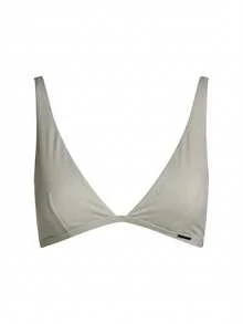 Calvin Klein Women's Bikini Top Cream - Cream - View 1